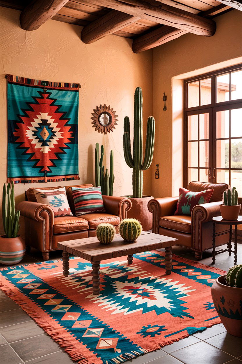 Southwestern Living Room - 30 living room decor ideas