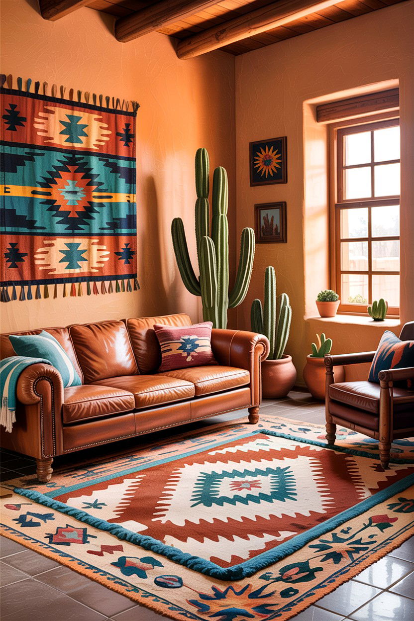Southwestern Living Room - 30 interior designer living room ideas