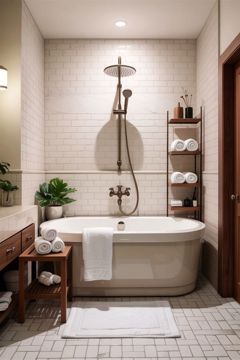 Spa Style Bathroom - 30 cool neutral bathroom ideas