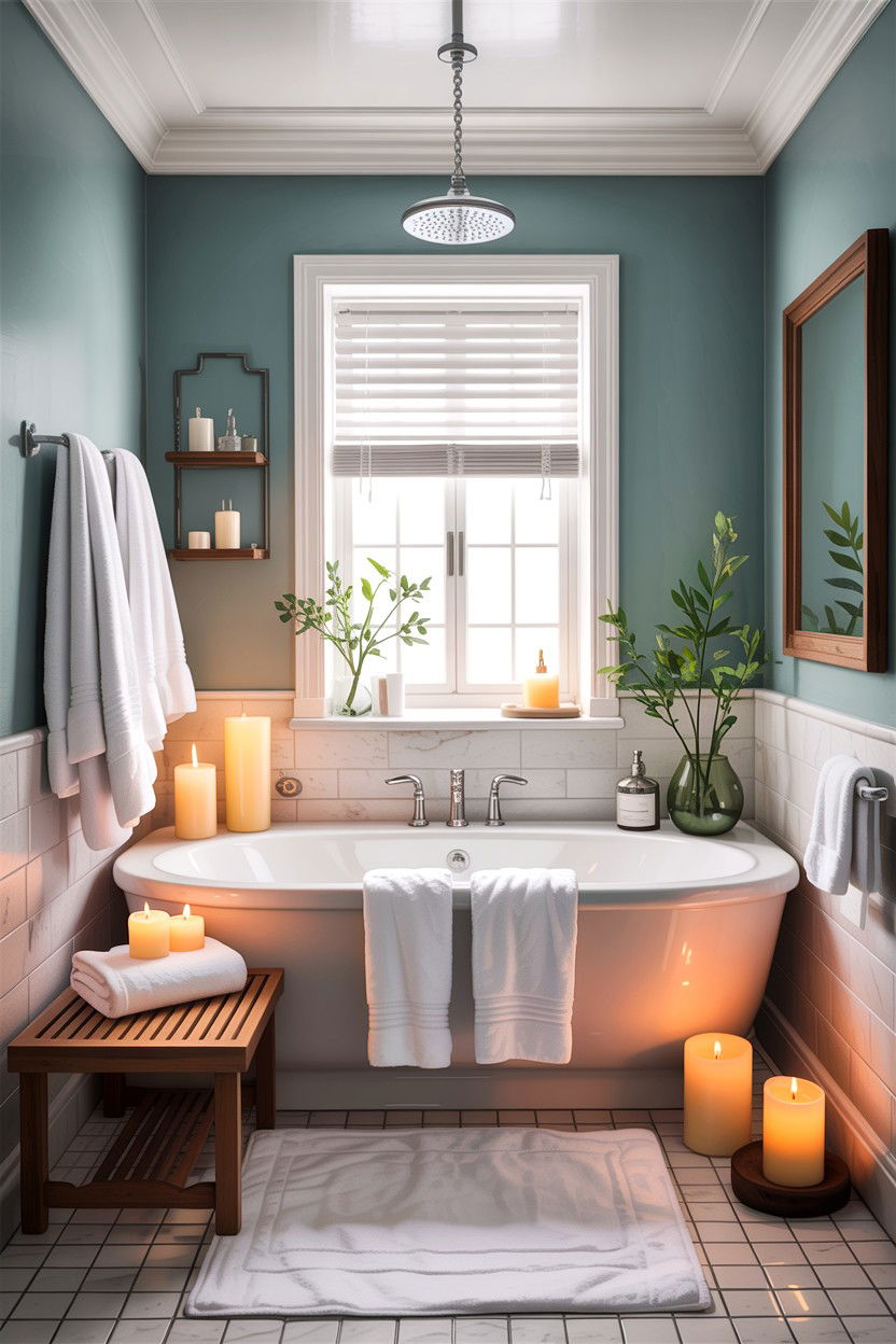 Spa style bathroom - 30 apartment bathroom ideas