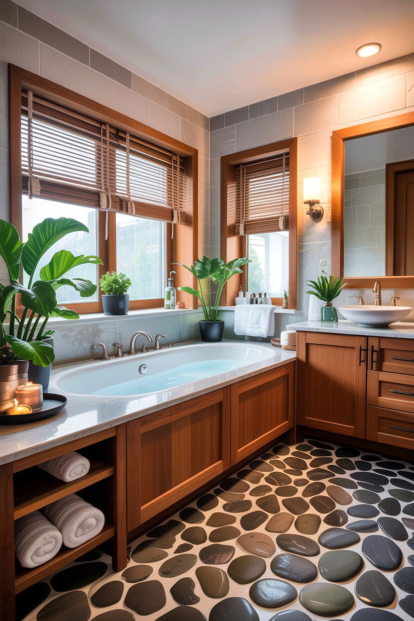 Spa style master bathroom - 30 bathroom design ideas