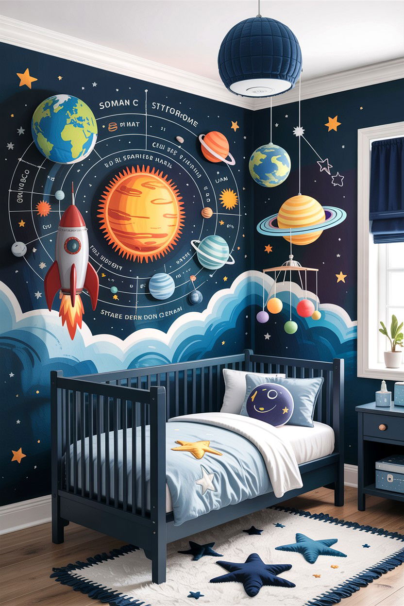 Space Baby Bedroom - 30 baby bedroom ideas