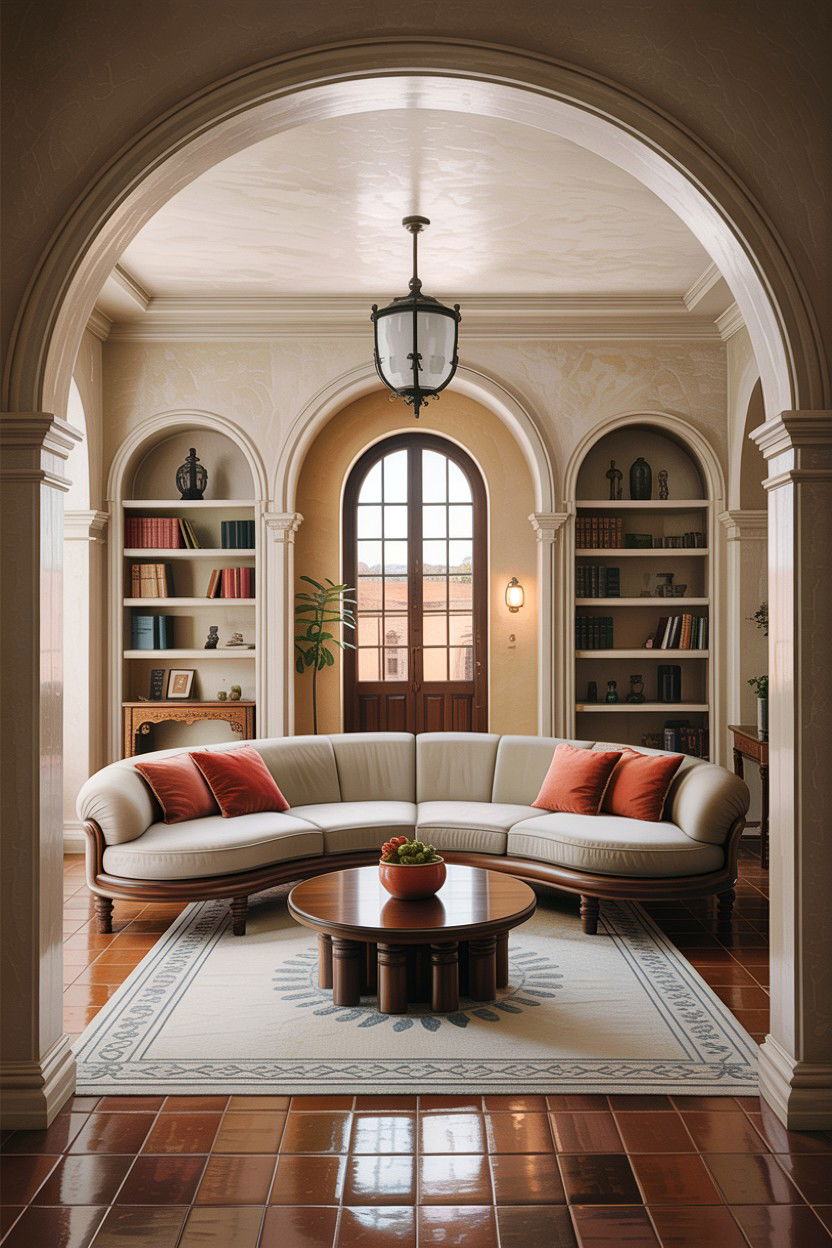 Spanish Arched Living Room - 30 living room Spanish furniture ideas