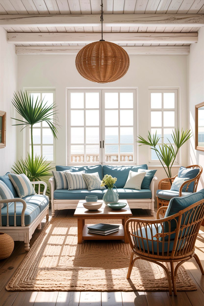 Spanish Coastal Living Room - 30 living room Spanish furniture ideas