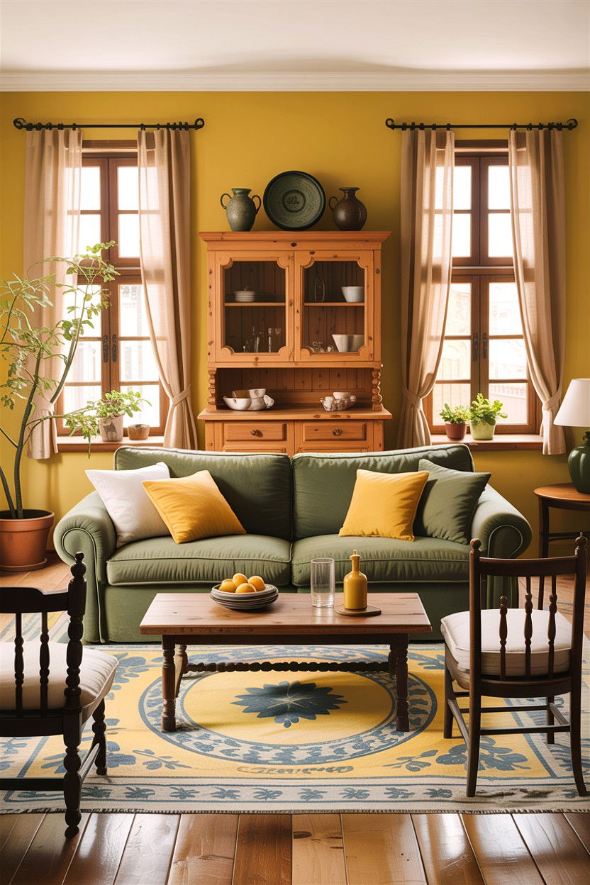 Spanish Country Living Room - 30 living room Spanish furniture ideas