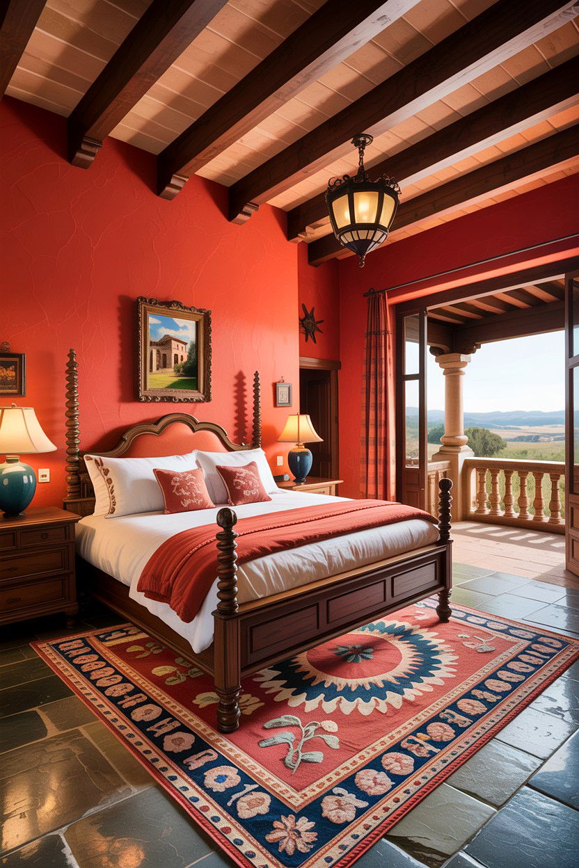 Spanish Hacienda Bedroom - 30 Spanish bedroom ideas