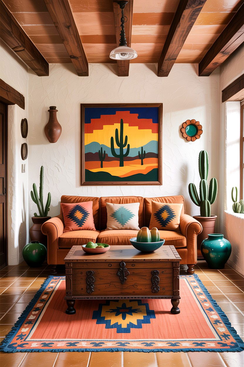 Spanish Southwest Living Room - 30 living room Spanish furniture ideas