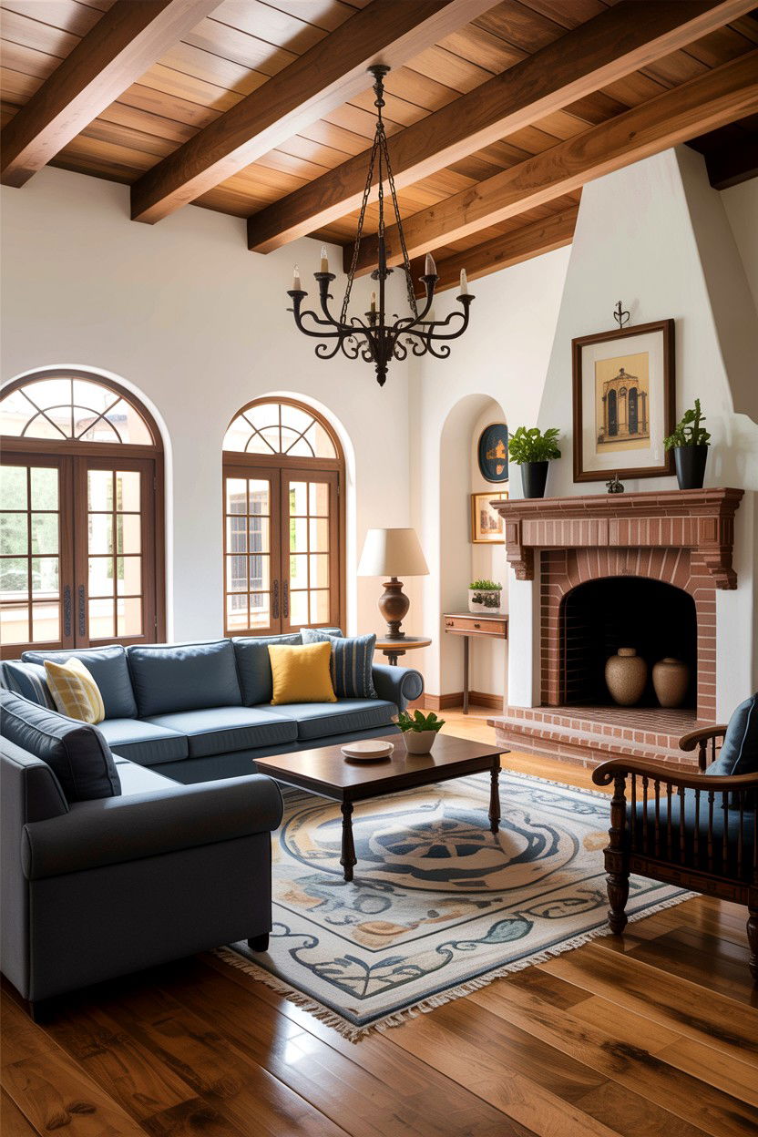 Spanish Transitional Living Room - 30 living room Spanish furniture ideas