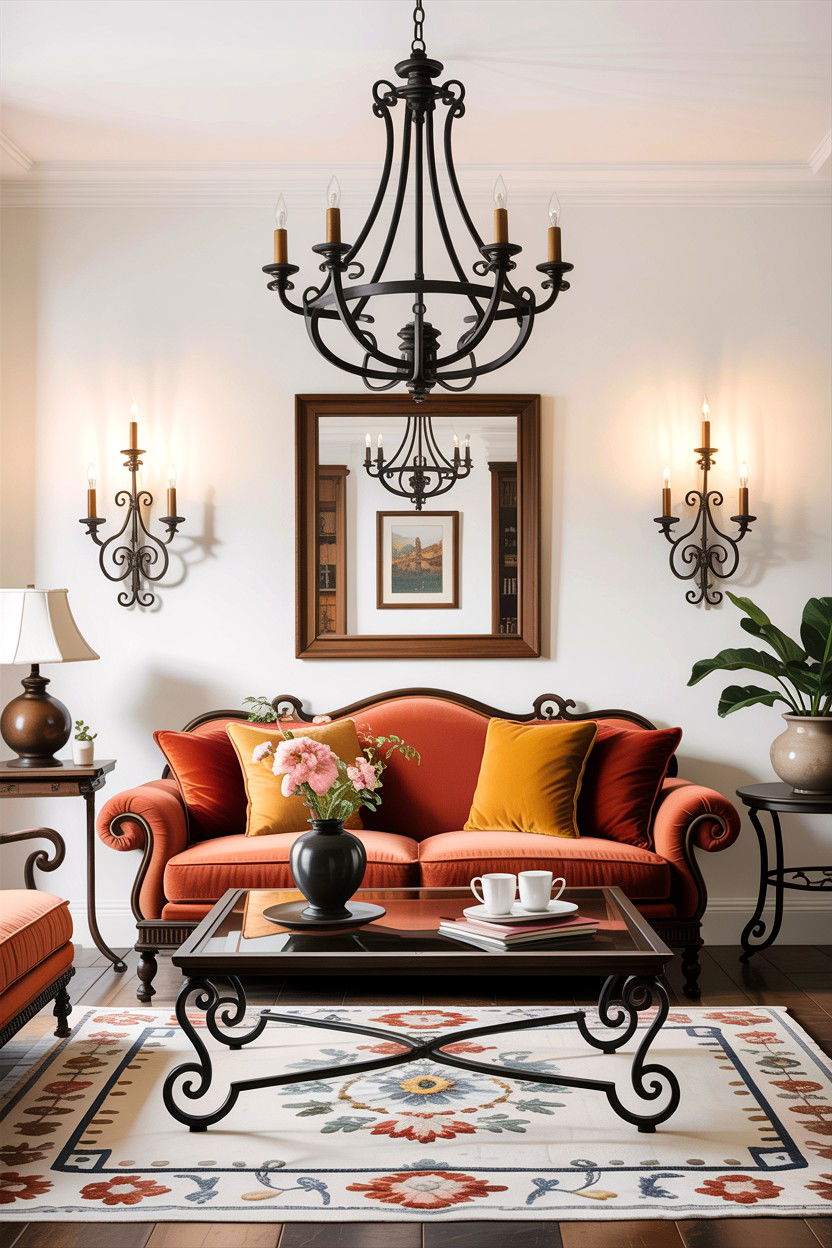 Spanish Wrought Iron Living Room - 30 living room Spanish furniture ideas