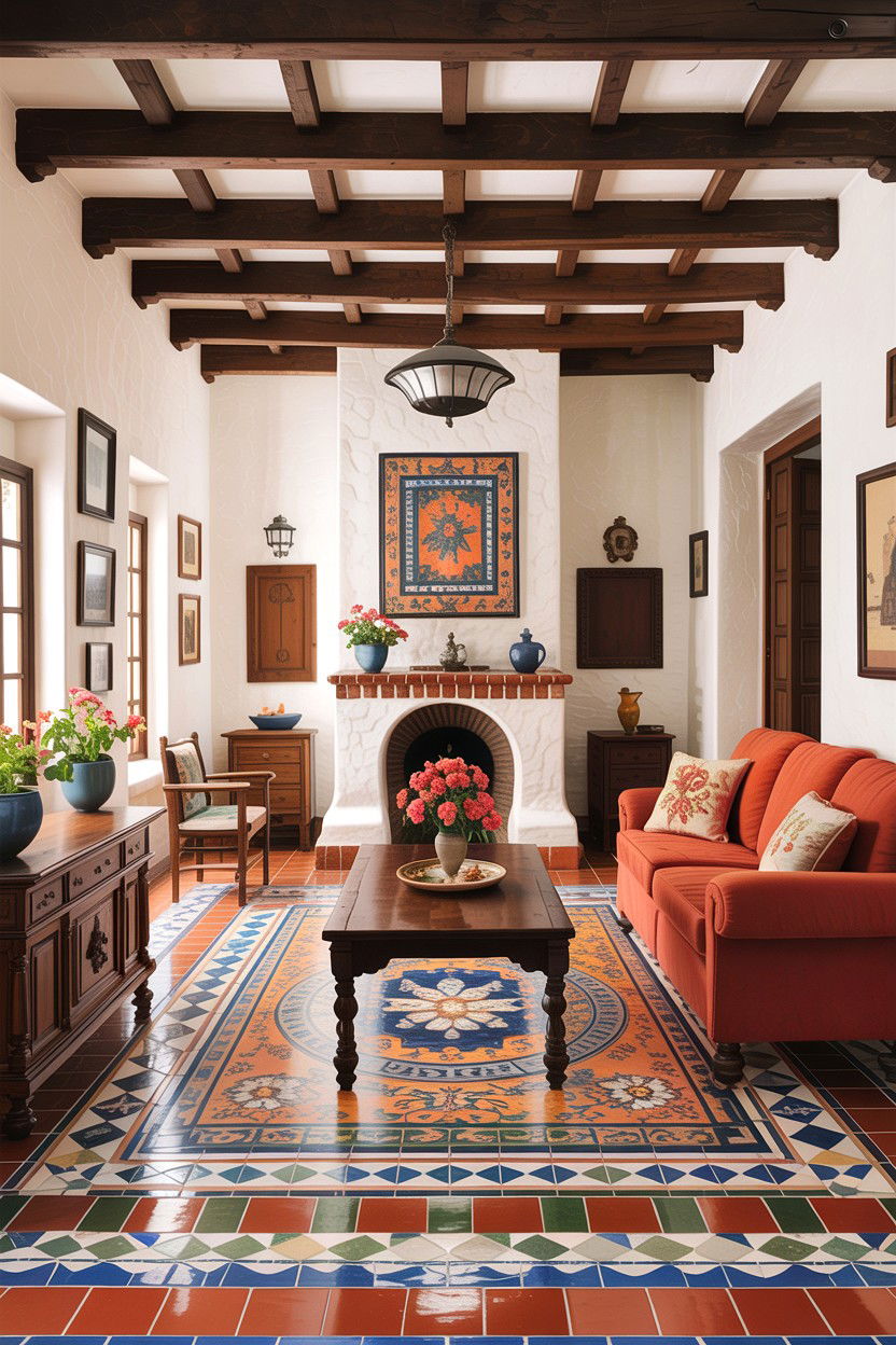 Spanish colonial living room - 30 historic home living room ideas