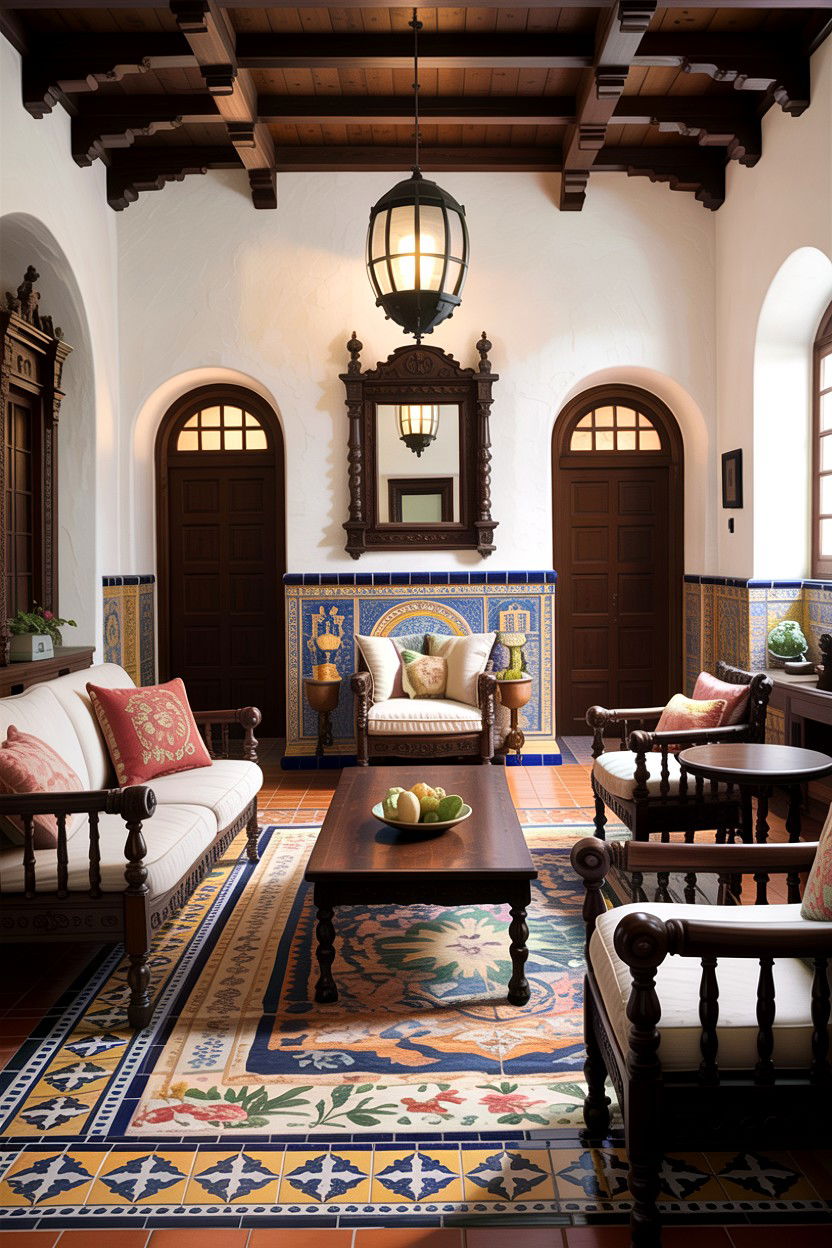 Spanish colonial living room - 30 Southwestern living room ideas