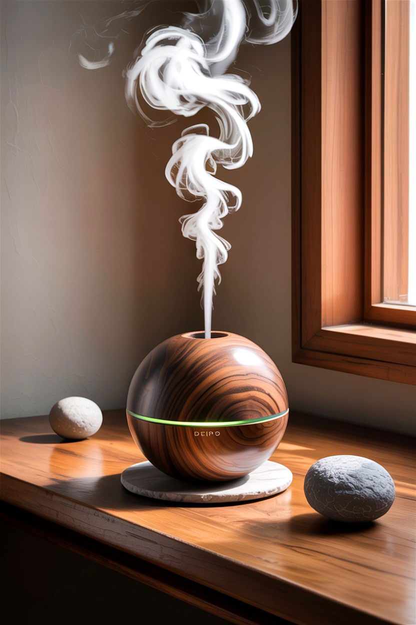 Spherical Wood Diffuser - 30 living room diffusers
