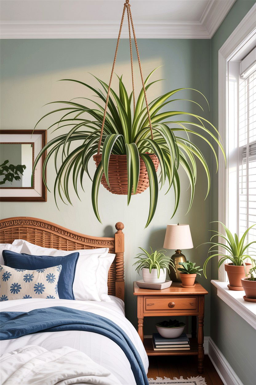 Spider Plant - 30 bedroom hanging plants
