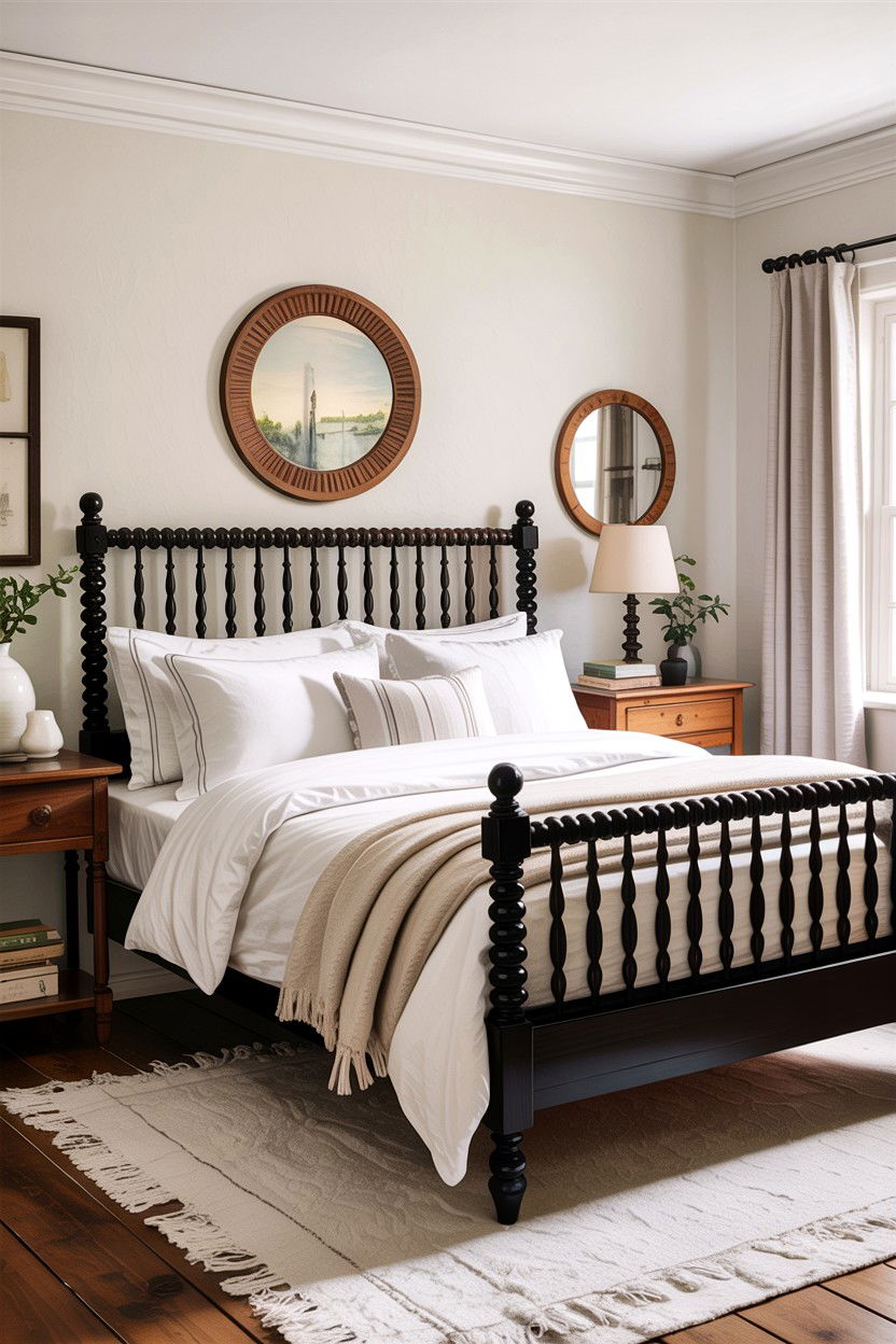 Spindle Headboard Bed - 30 california king beds