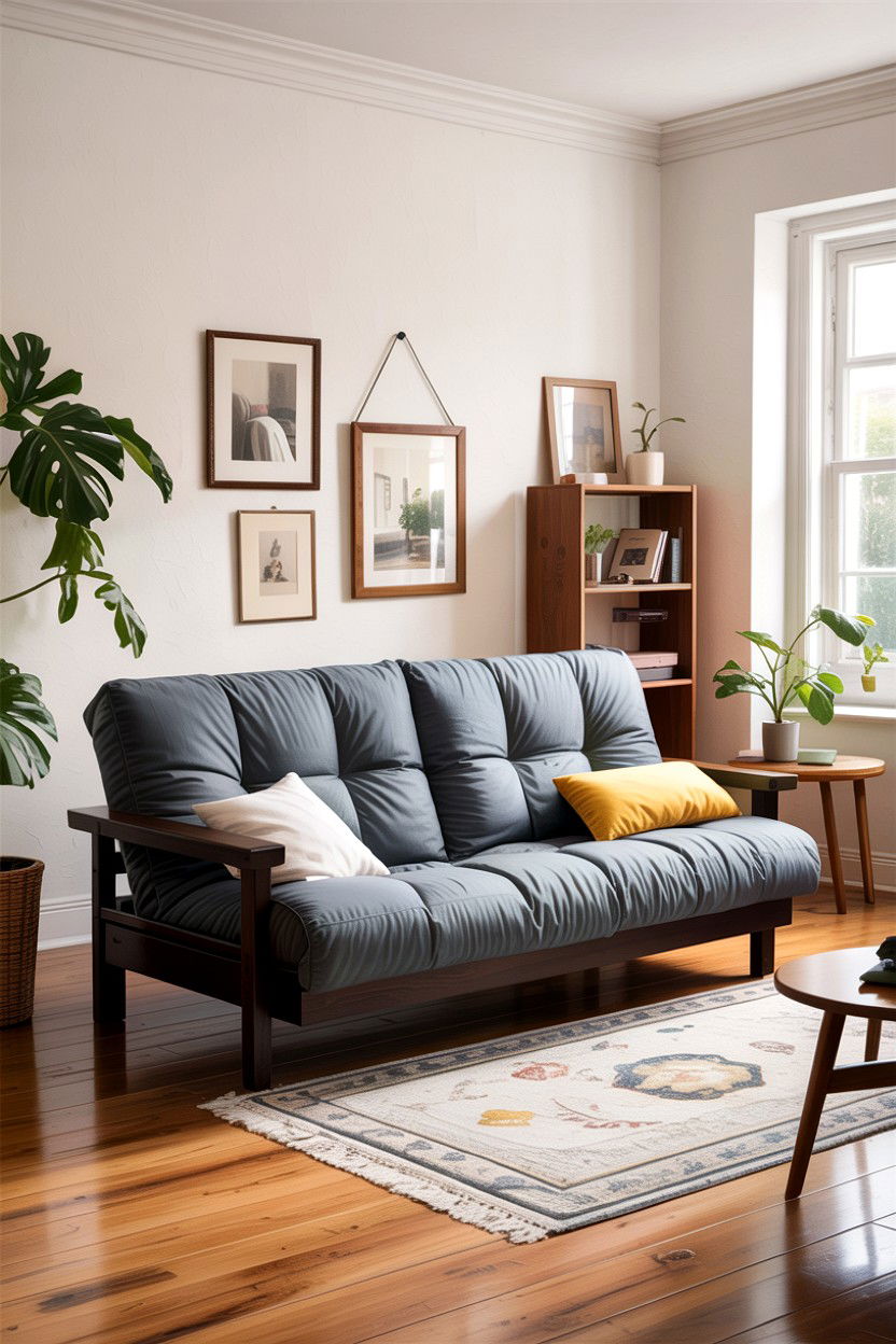 Split Back Futon - 30 bedroom futon ideas