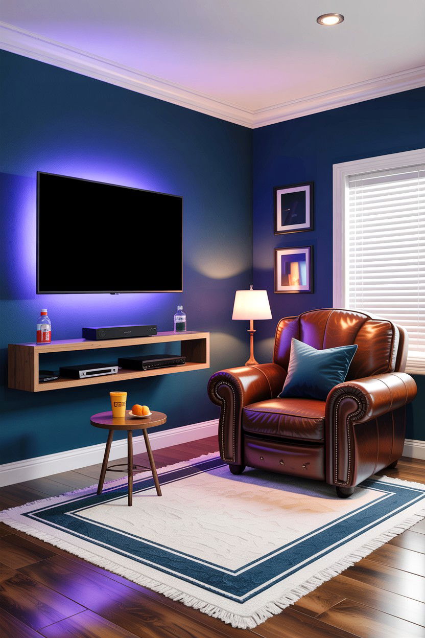 Sports viewing area - 30 football bedroom ideas