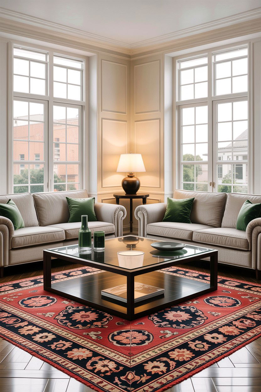 Square Glass Coffee Table - 30 living room glass coffee tables