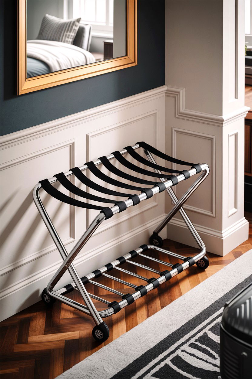 Stackable Luggage Rack - 30 bedroom stackable furniture ideas