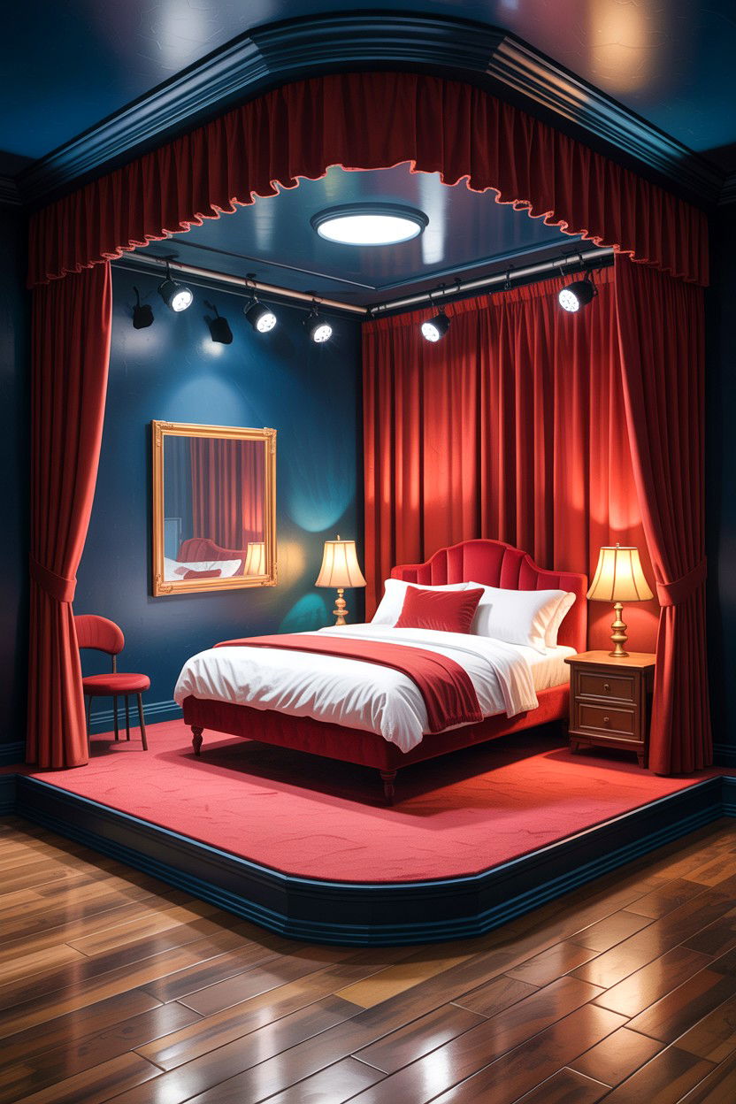 Stage Performance Bedroom - 30 dance bedroom ideas