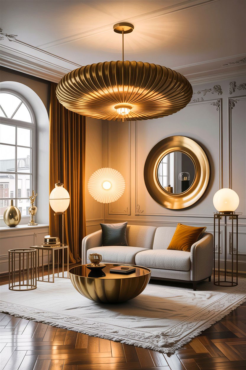 Statement Lighting Living Room - 30 high end living room ideas