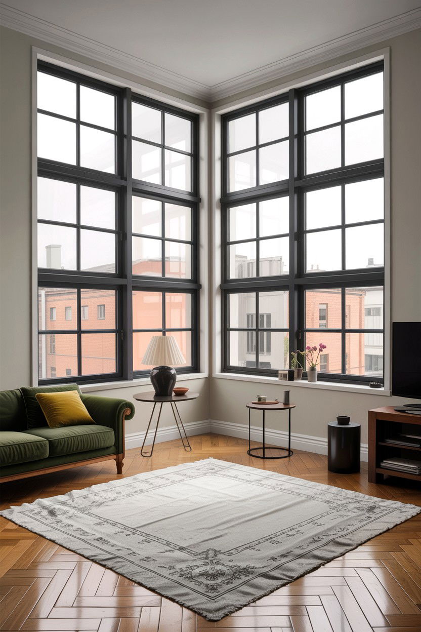 Steel frame window - 30 architect living room ideas