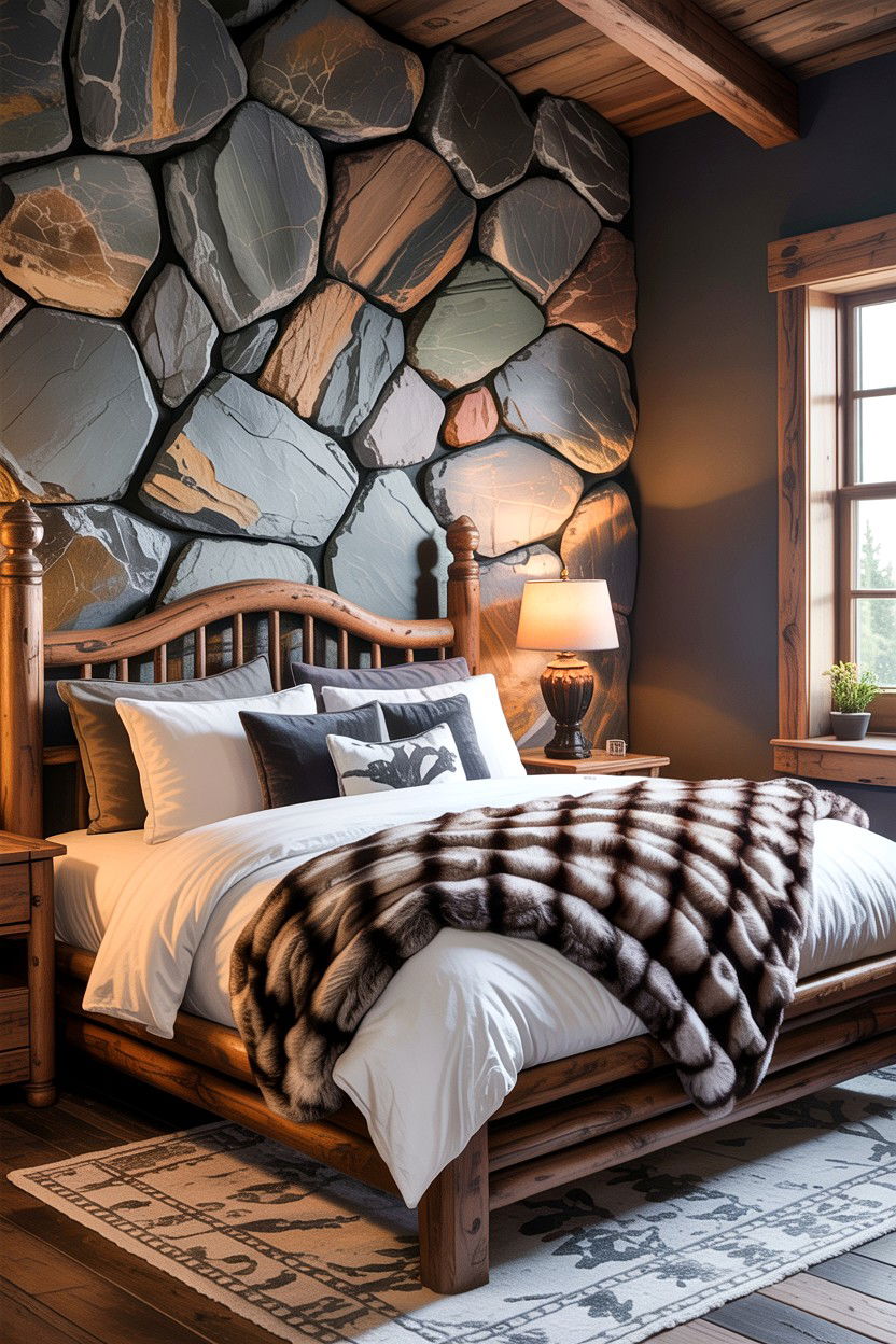 Stone Texture Wallpaper - 30 bedroom textured wallpapers