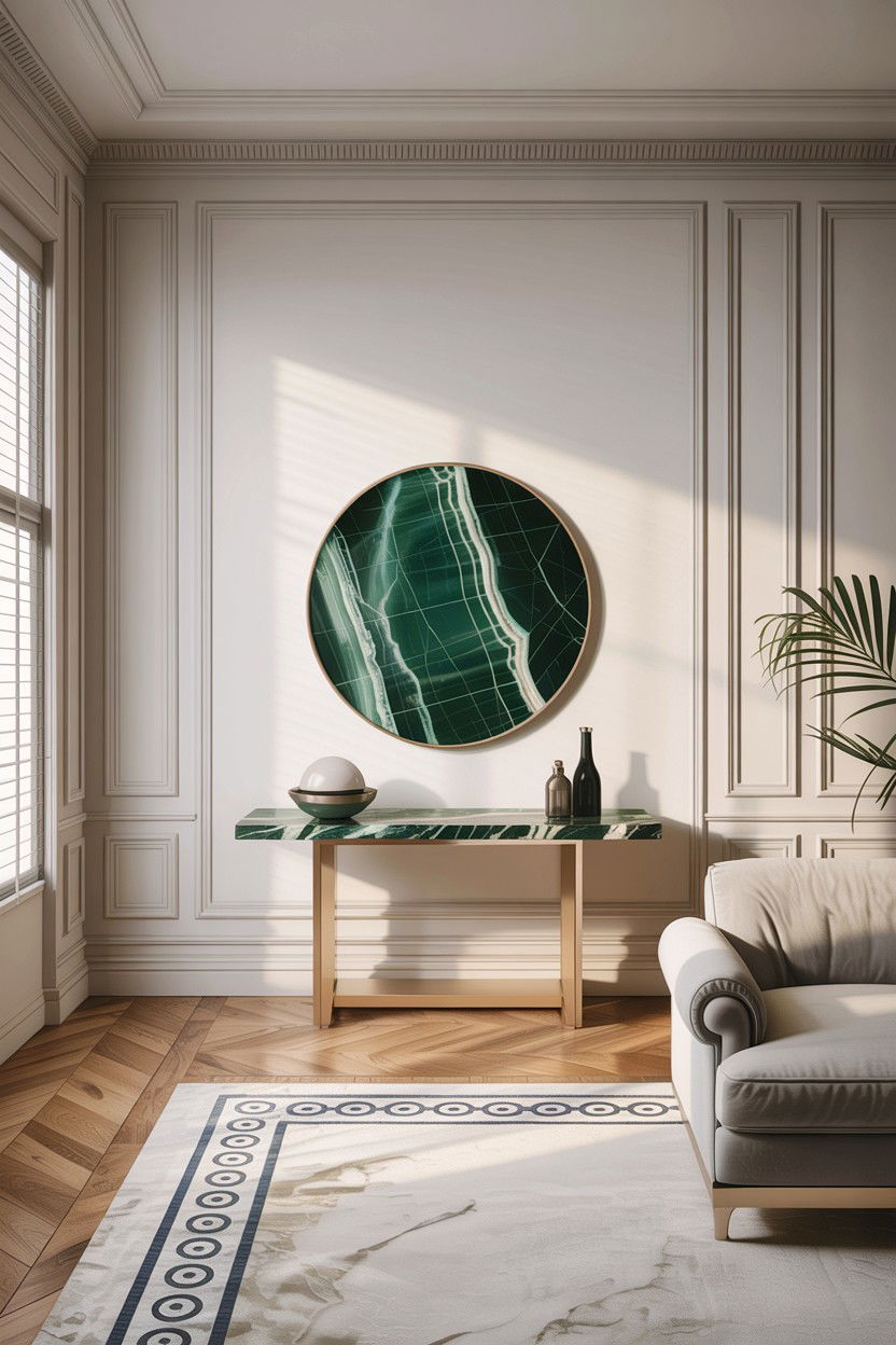 Stone Top Table - 30 living room Italian furniture ideas