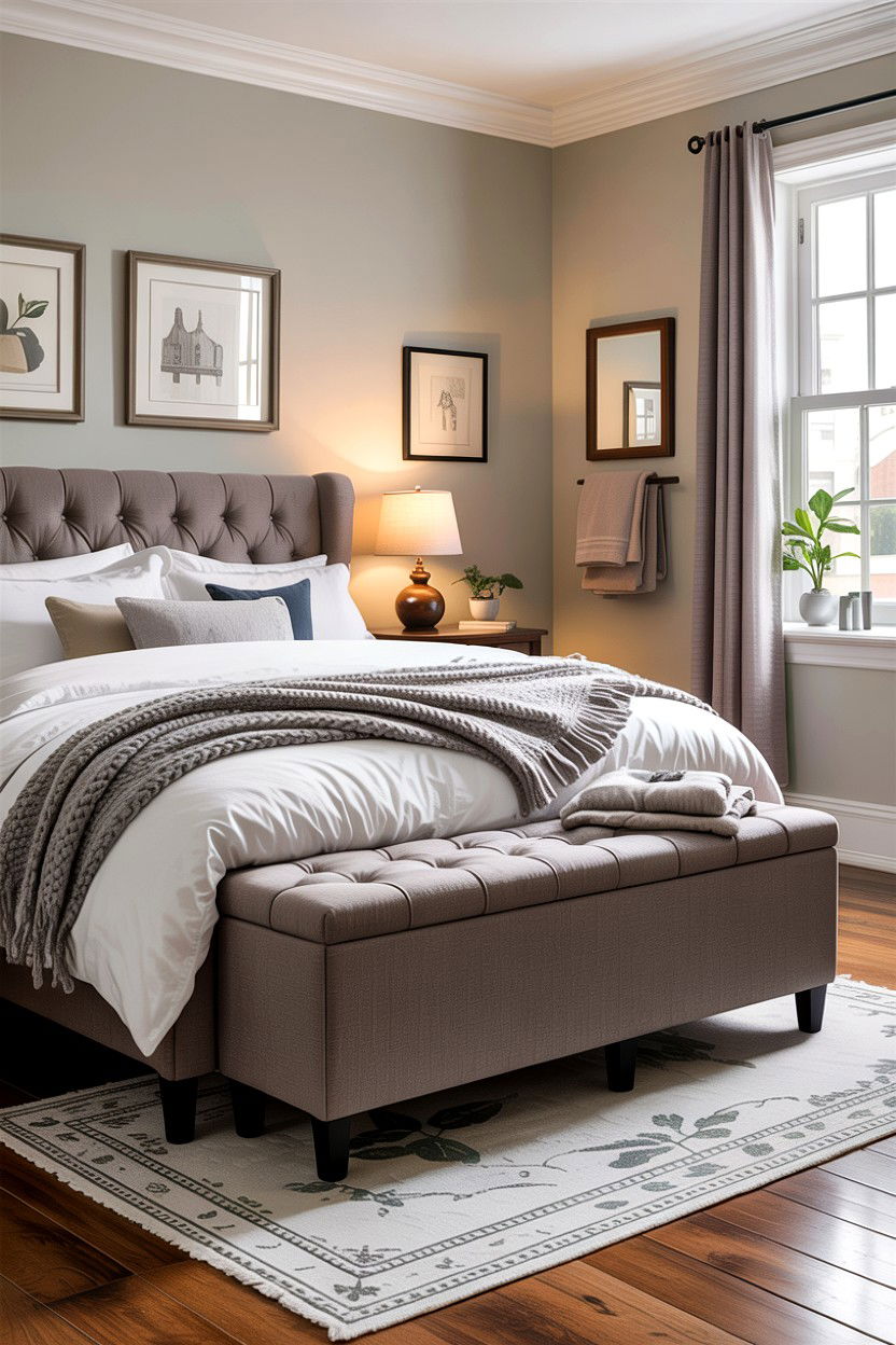 Storage Bench Bedroom Layout - 30 bedroom furniture ideas