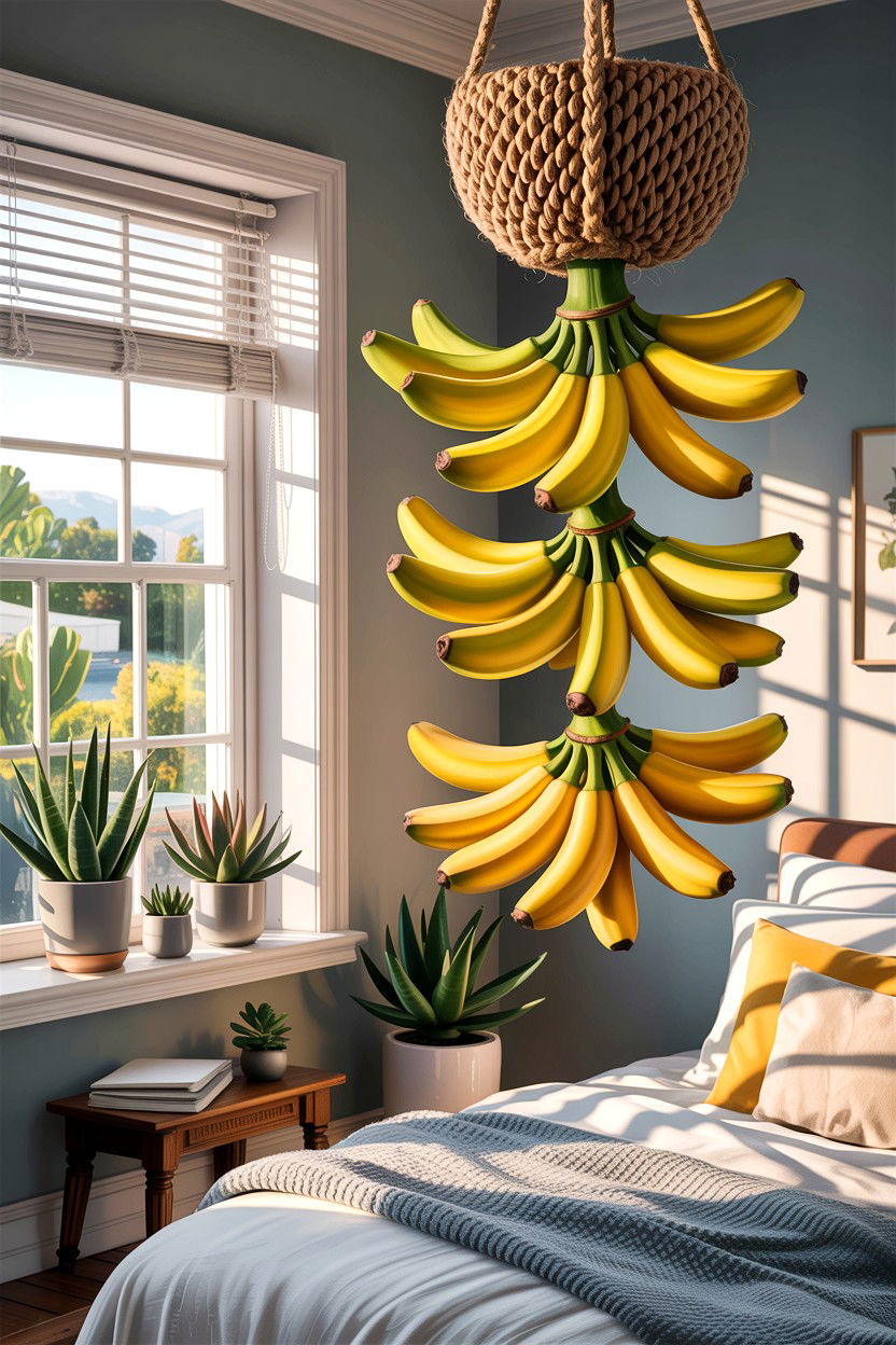 String Of Bananas - 30 bedroom hanging plants
