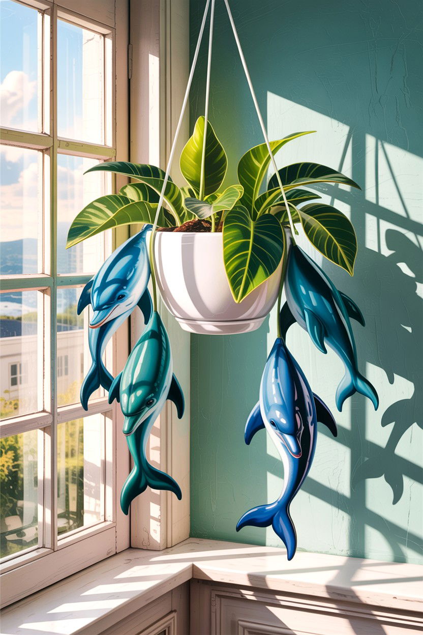 String Of Dolphins - 30 bedroom succulents