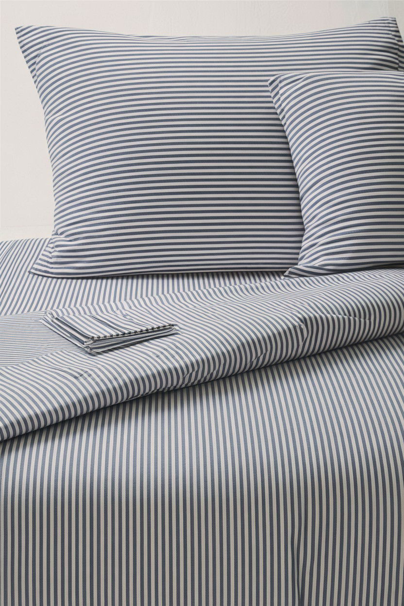 Striped Cotton Sheets - 30 bedroom bedding ideas