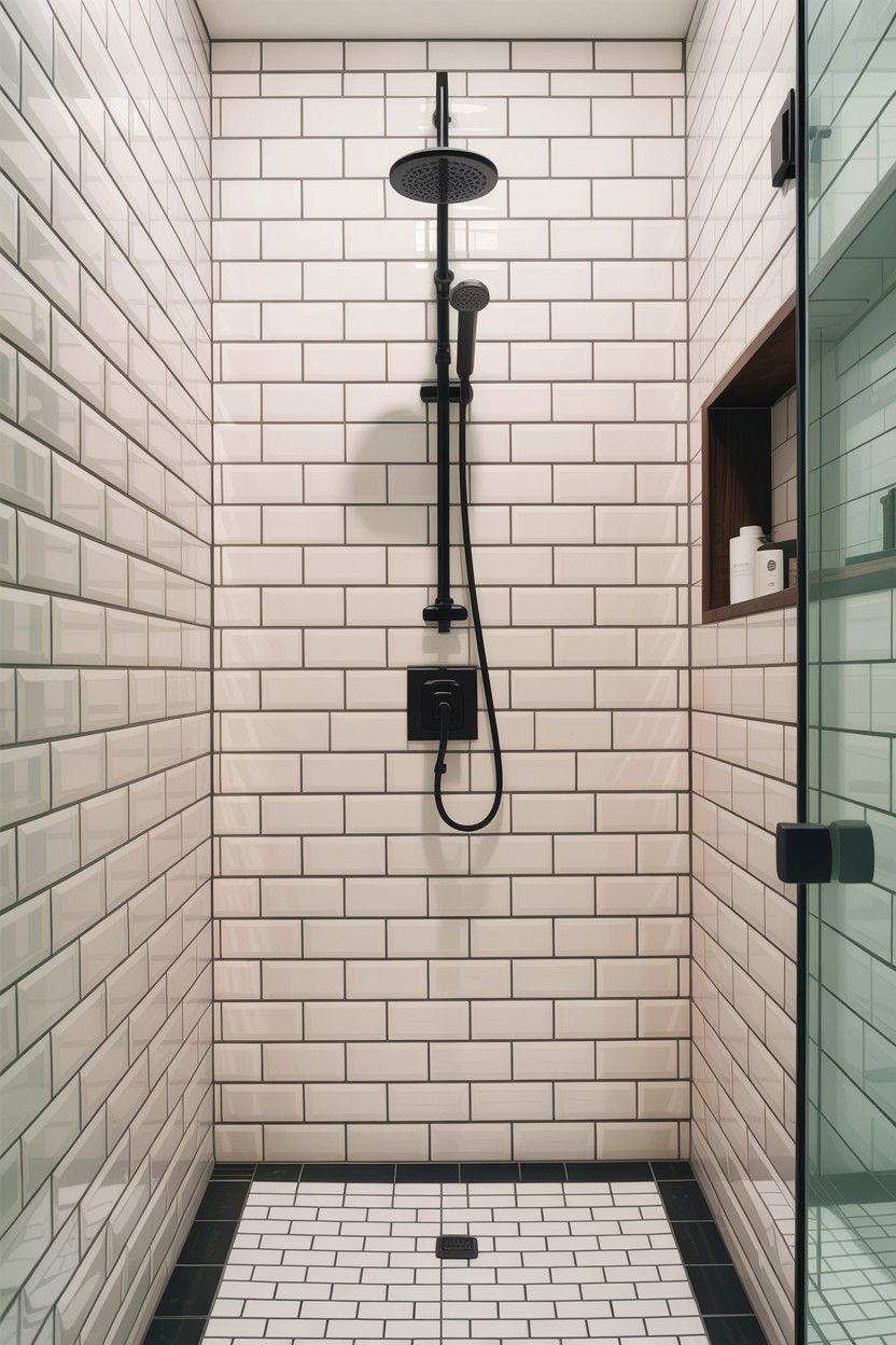Subway tile shower - 30 Home Depot bathroom ideas