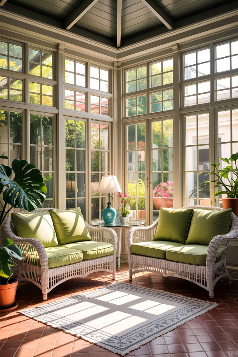 Sunroom Facing Sofa Arrangement - 30 living room facing sofas ideas