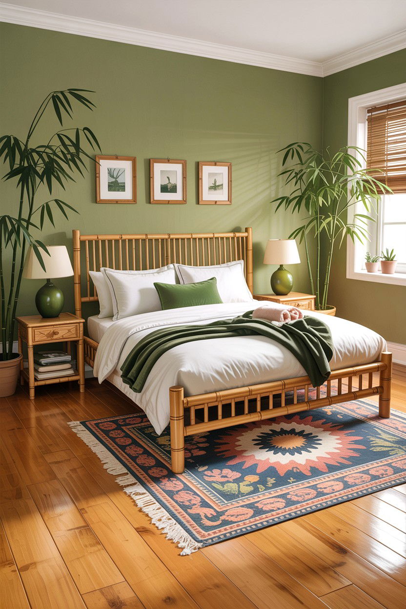 Sustainable Bamboo Bedroom - 30 architect bedroom ideas