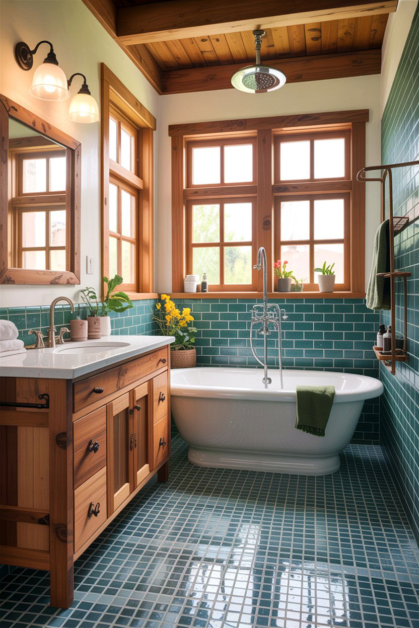 Sustainable Country Bathroom - 30 country bathroom ideas