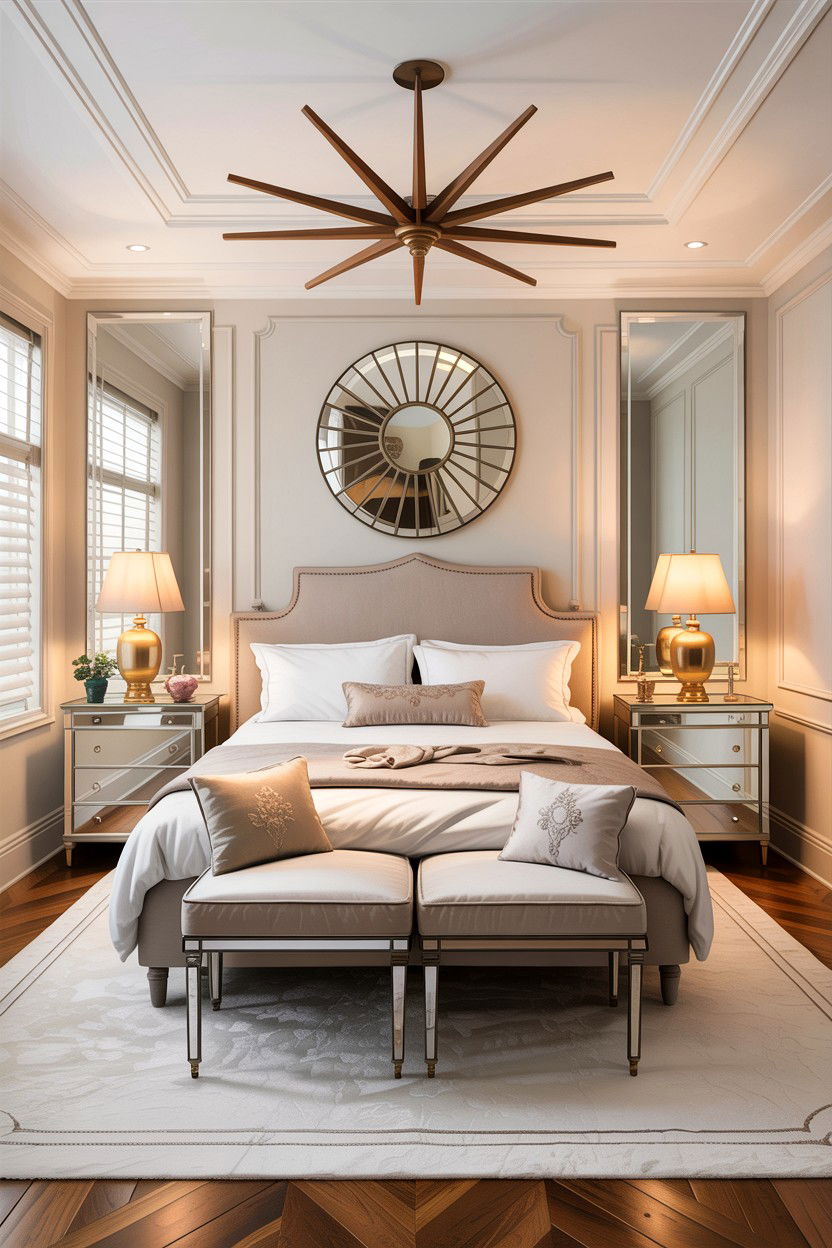 Symmetrical Bedroom Layout - 30 Hollywood bedroom ideas