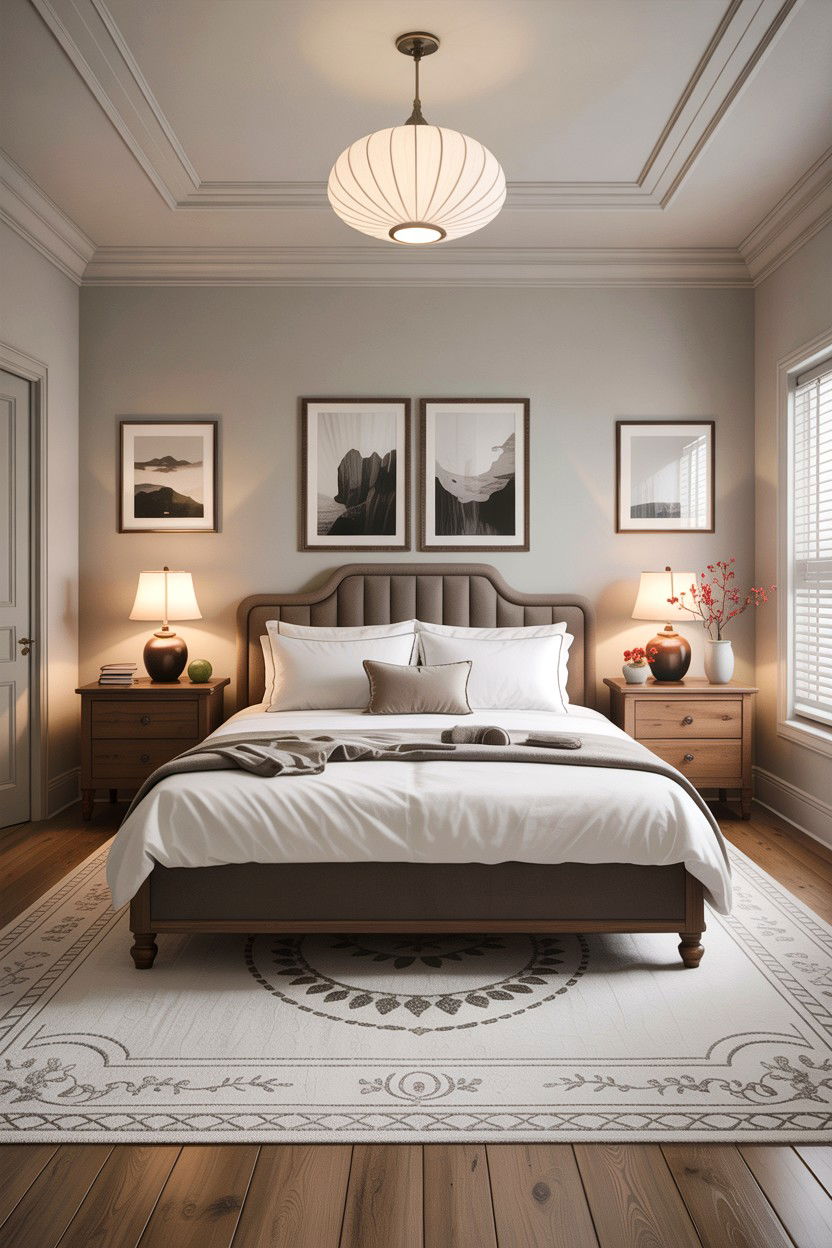 Symmetrical Bedroom Layout - 30 Balinese bedroom ideas