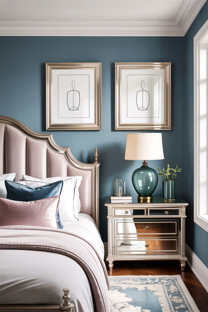 Symmetrical Twin Frames - 30 bedroom picture frames