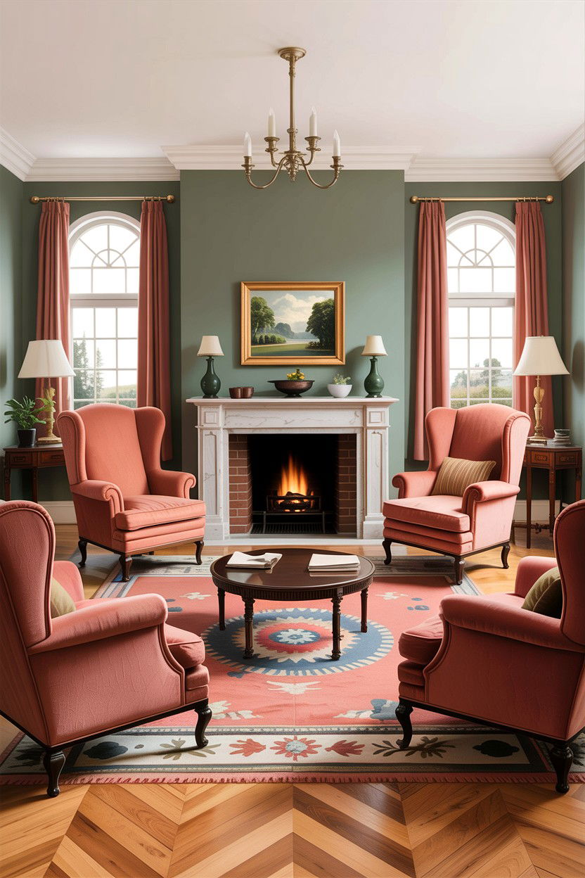 30 Classic Living Room Federal Furniture Ideas