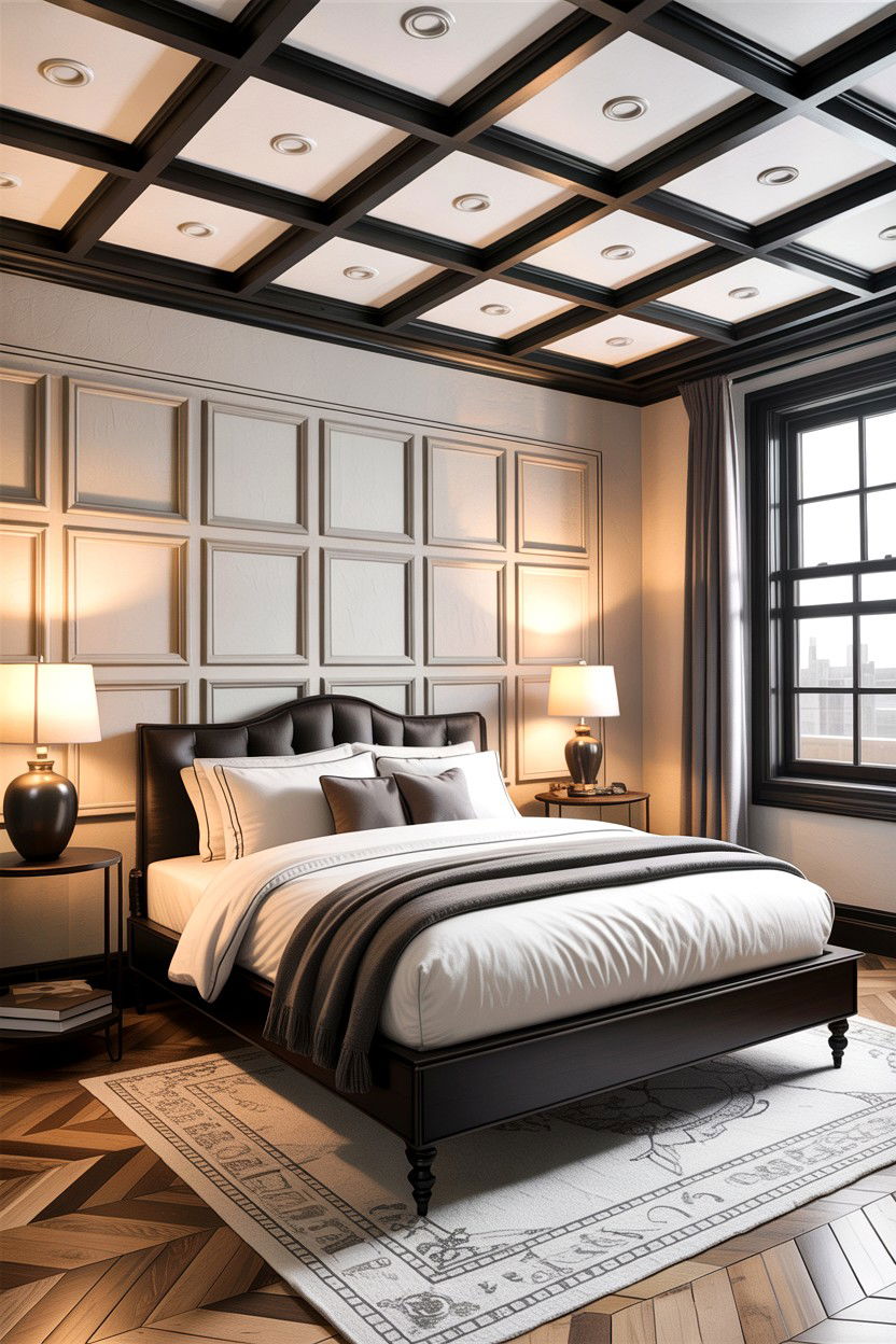 T bar grid layout - 30 bedroom false ceiling designs