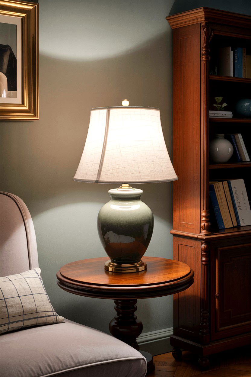 Table lamp - 30 inexpensive living room ideas