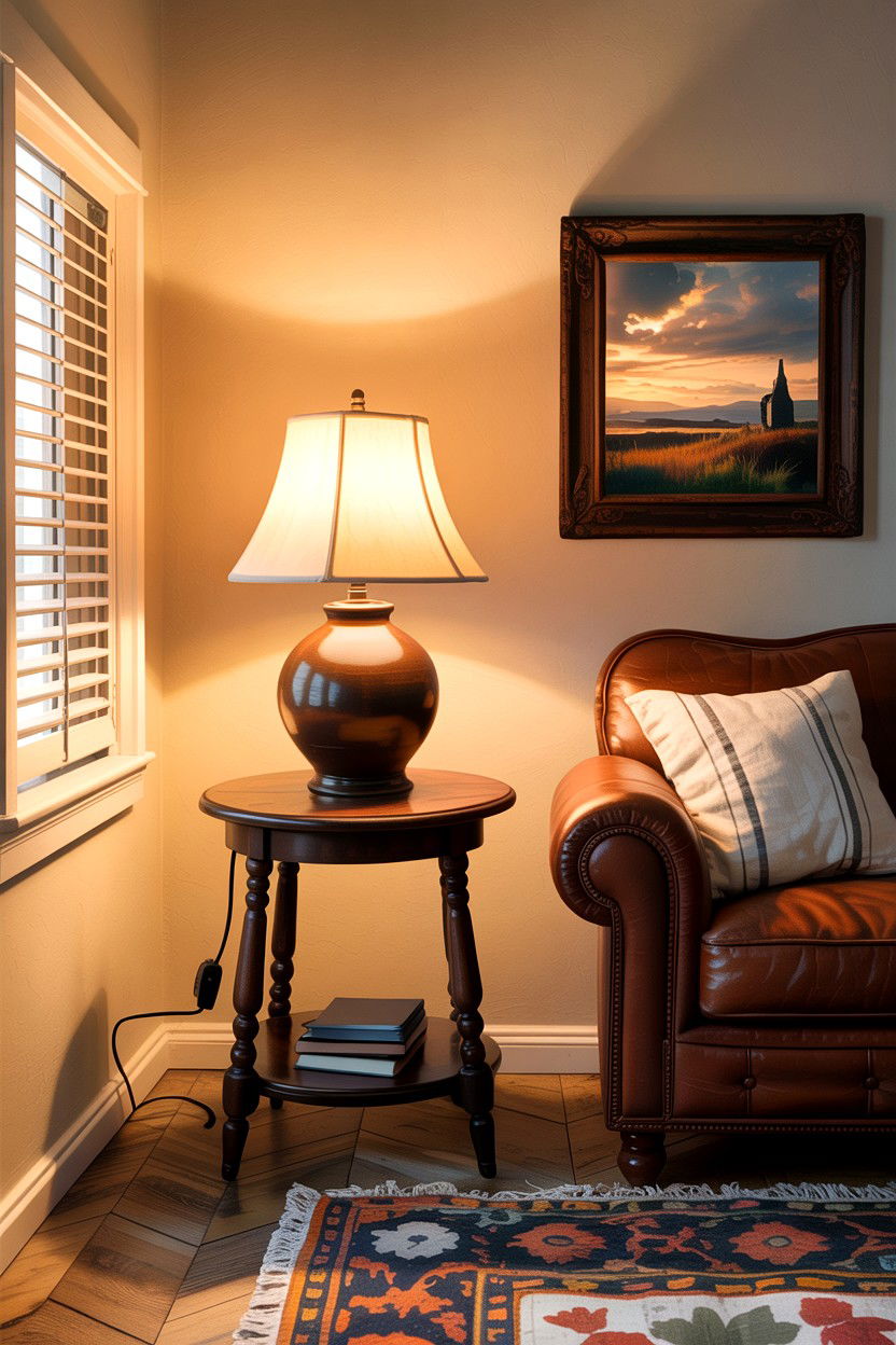 Table lamp plug in dimmer - 30 living room dimmer lights ideas