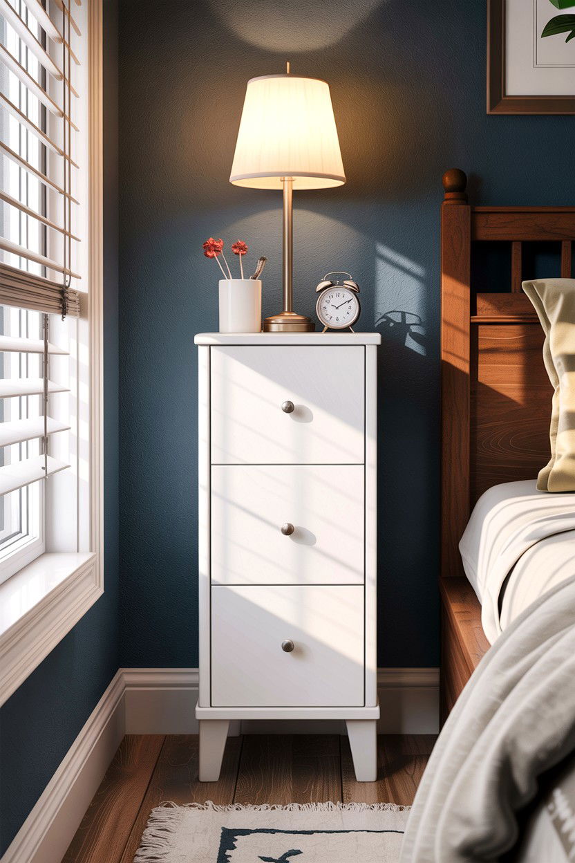 Tall Narrow Nightstand For Tight Space - 30 bedroom tall nightstands
