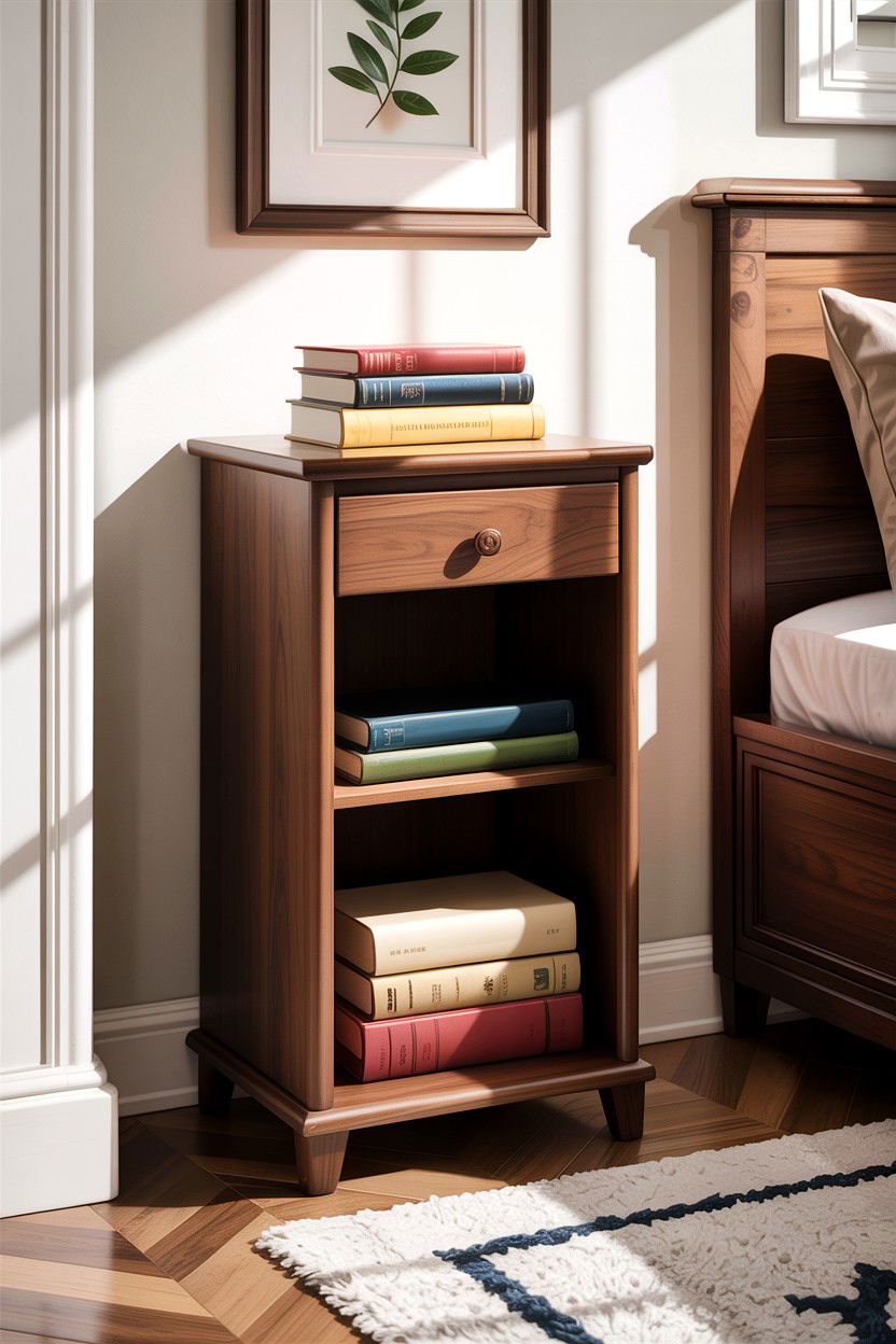 Tall Nightstand With Hidden Storage - 30 bedroom tall nightstands