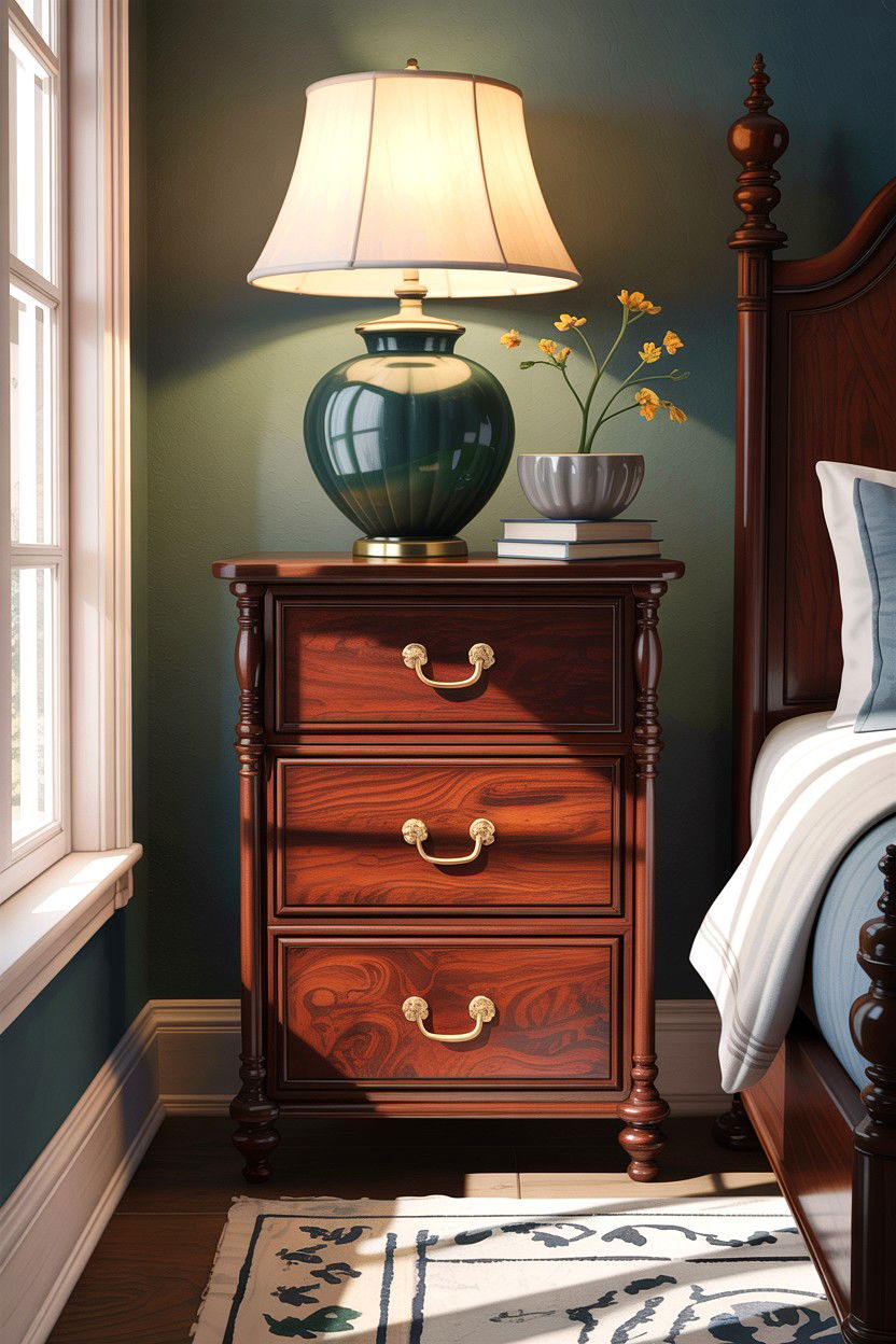 Tall Nightstand With Three Drawers - 30 bedroom tall nightstands