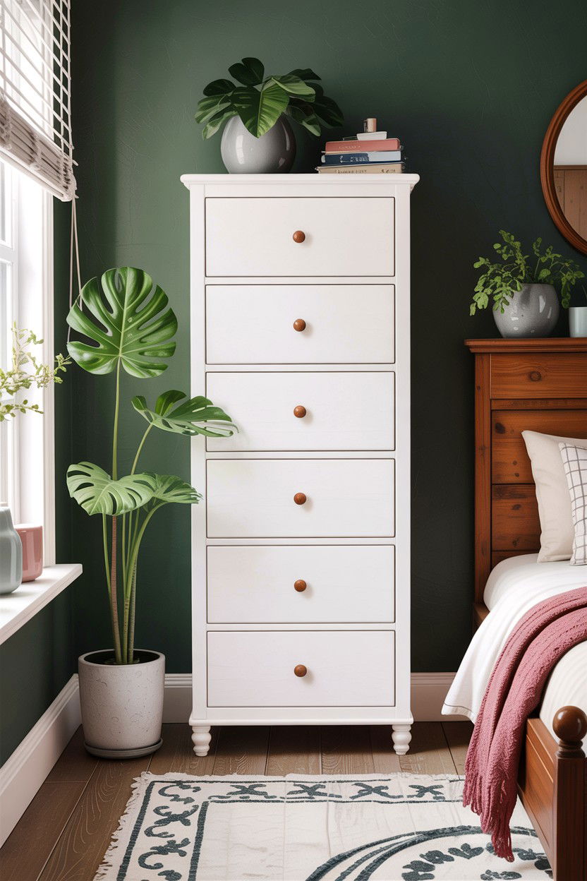 Tall White Dresser - 30 bedroom white dressers