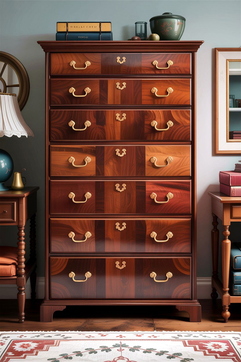 Tallboy chest of drawers - 30 living room Georgian furniture ideas