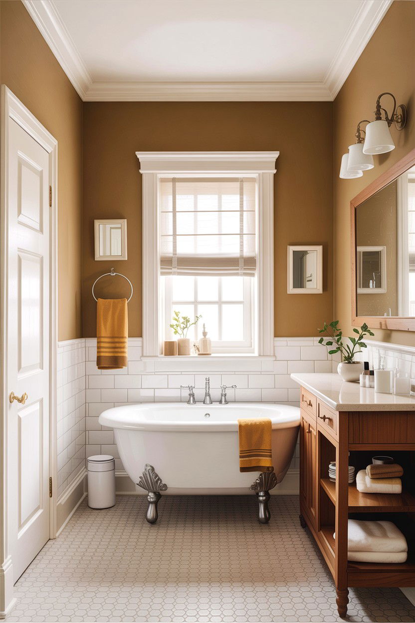Tan And White Bathroom Paint Colors - 30 tan and white bathroom ideas