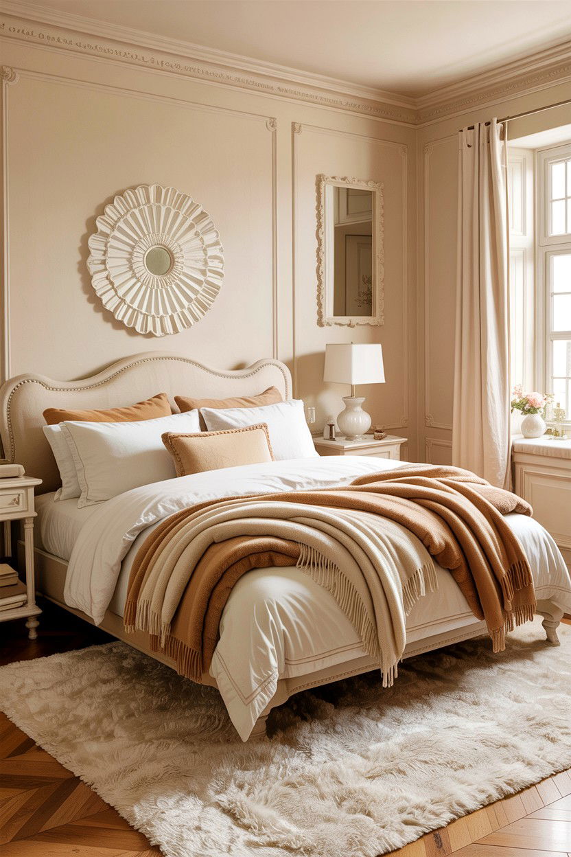 Tan and cream bedroom - 30 warm tan bedroom ideas
