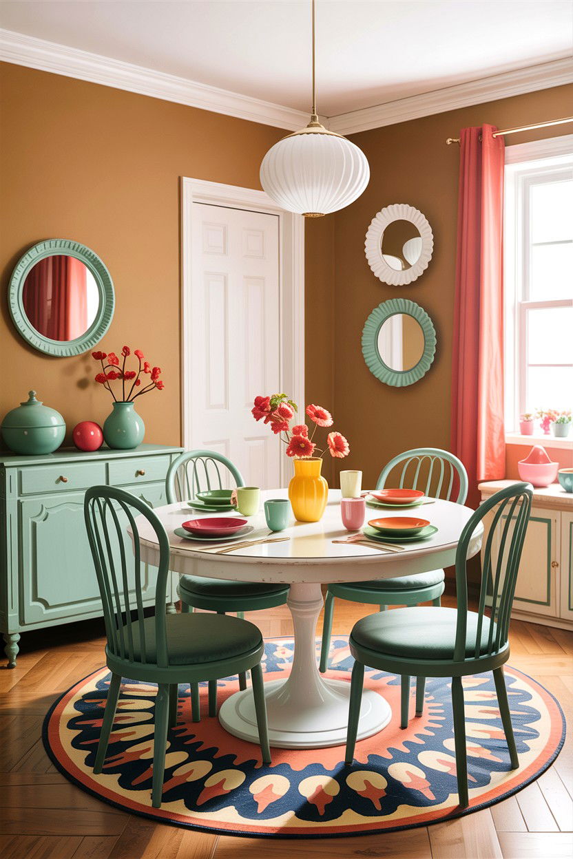 Tan and mint green dining room - 30 tan dining room color schemes